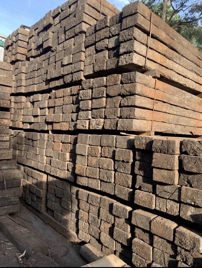 SALE ❌ AZOBE UNTREATED HARDWOOD SLEEPERS inc Vat