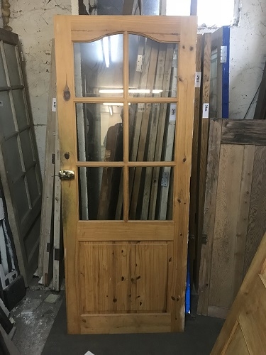 Reclaimed Glazed Stained Door