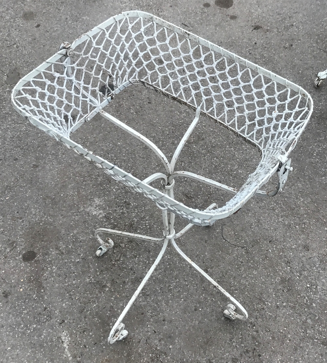 Victorian Antique Cast Iron baby Cot Crib Cradle By G H NEEDHAM Ace Reclamation
