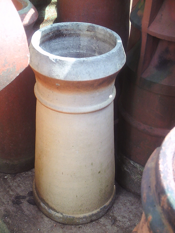 Buff Cannon Top Chimney Pot