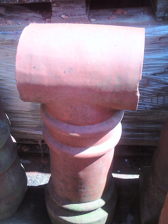 Reclaimed Chimney Pot with Hood