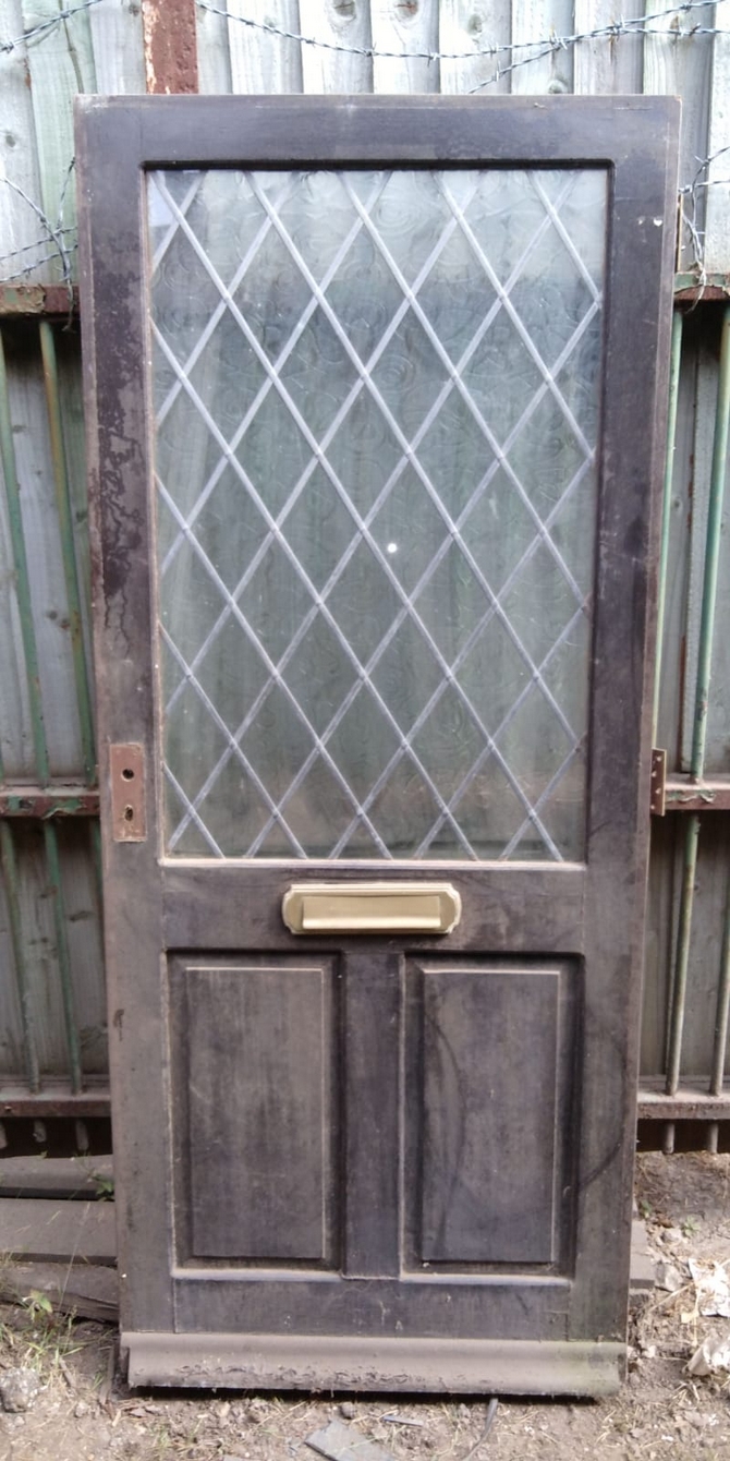 Reclaimed Half Glazed Front Door