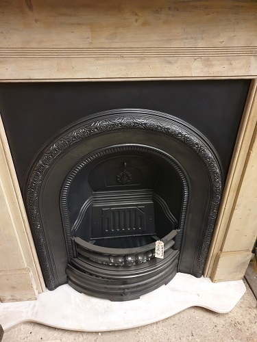 Reproduction Solid Fuel Cast Iron Insert Fireplace