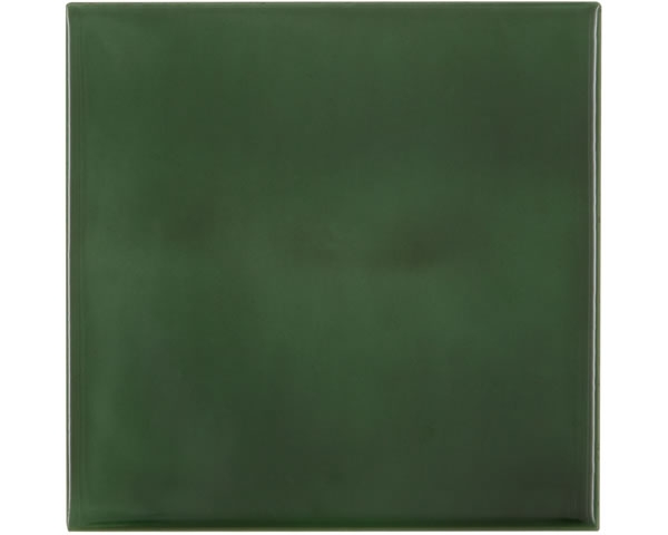 Set of 10 Plain Green Tiles
