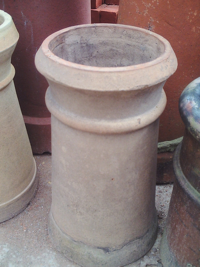 Buff Cannon Top Chimney Pot