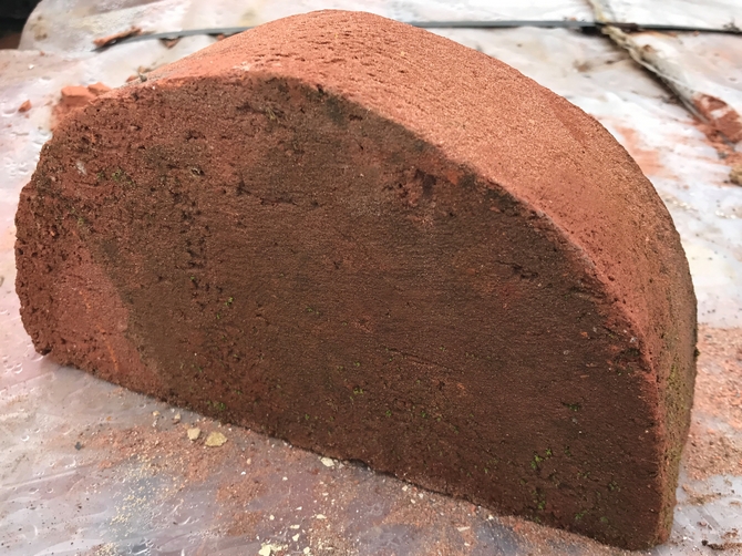 Reclaimed Half Round Bricks 235 x 125 x 70mm