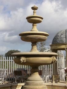 Georgian Lion Head Fountain