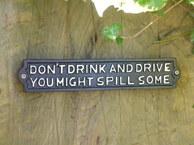 Sign - Don't Drink & Drive 2849