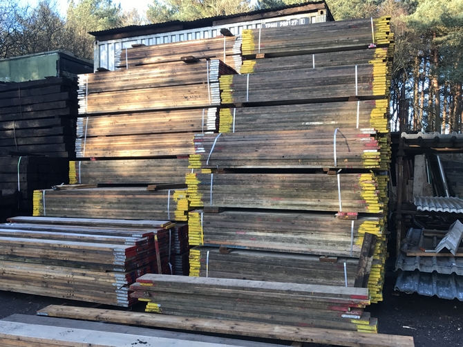 RECLAIMED SCAFFOLD BOARDS 2.4m