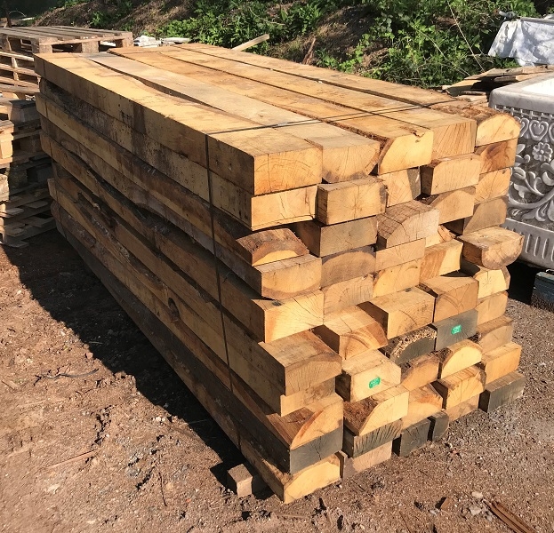 New Seconds Un-treated Oak Railway Sleepers