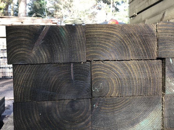 New British Eco Treated Sleepers 2.4m x 200 x 100 ON SALE from Ace