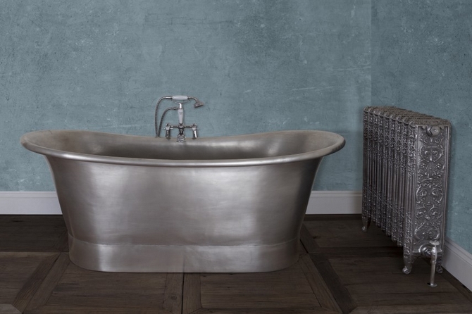 Normandy Copper Bath - Tin Finish