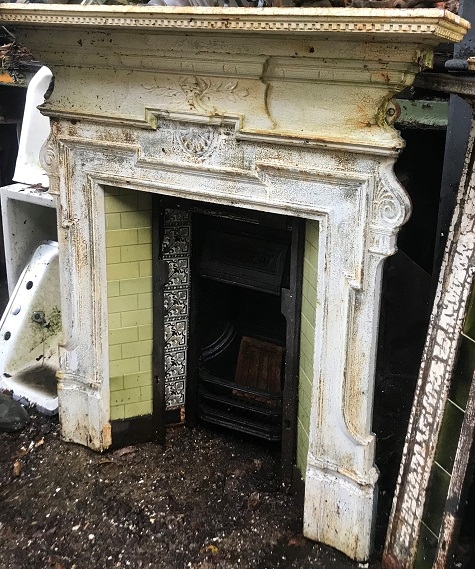 Decorative Tiled Combination Fireplace