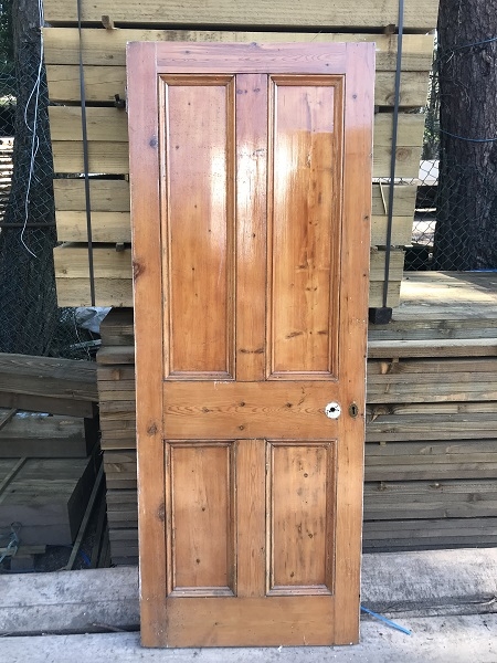 Reclaimed Stained 4 Panel Door