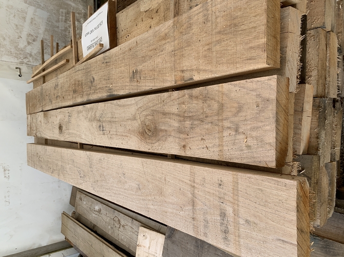 Dry Oak Planks 2.4m