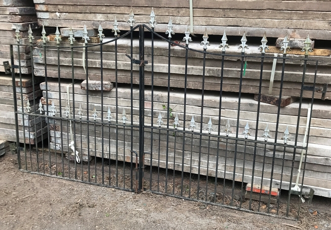 Decorative Reclaimed Wrought Iron Gates L: 240 x H: 137 cm