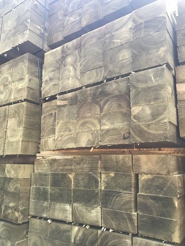 ❌ SALE ❌ NEW BRITISH ECO TREATED SLEEPERS 2.4m x 200x 100mm GREAT VALUE