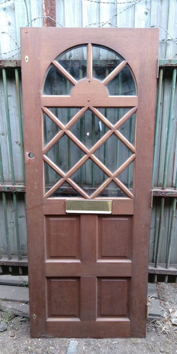 Reclaimed Half Glazed Front Front Door
