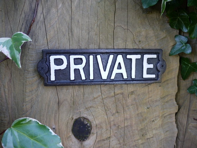 Sign (Private) 2649