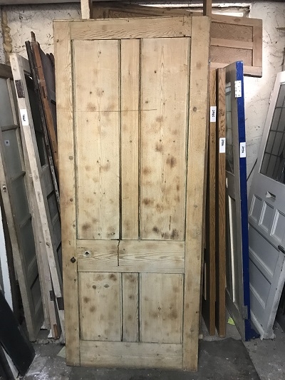 Reclaimed Stripped 4 Panel Door