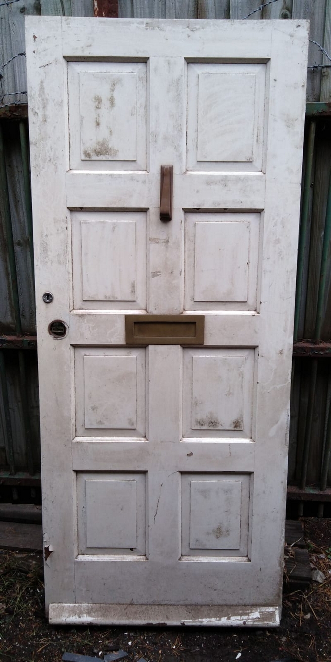 Solid 8 Panel Front Door