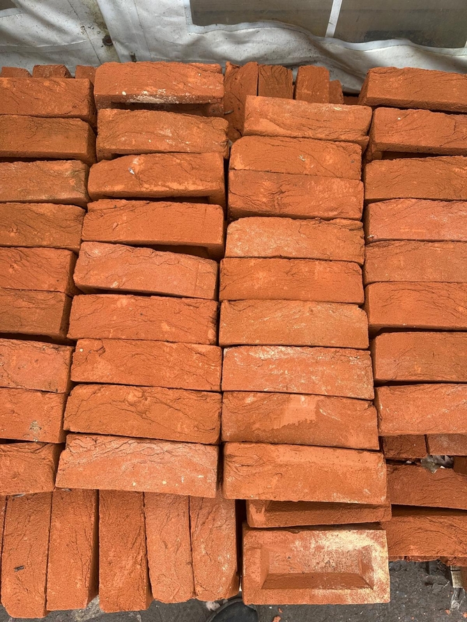 Weathered Orange Bricks
