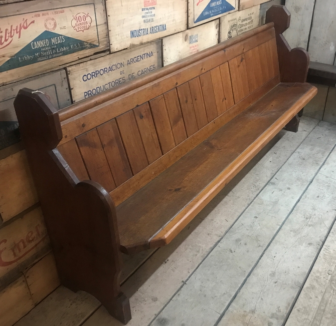 Reclaimed Church Pew