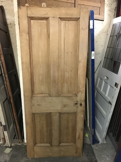 Reclaimed Stripped 4 panel Door SOLD