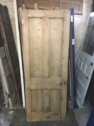 Reclaimed Stripped 4 panel Door