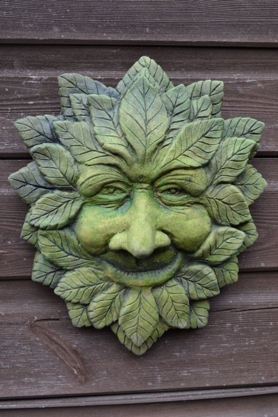 Wise Green man wall plaque