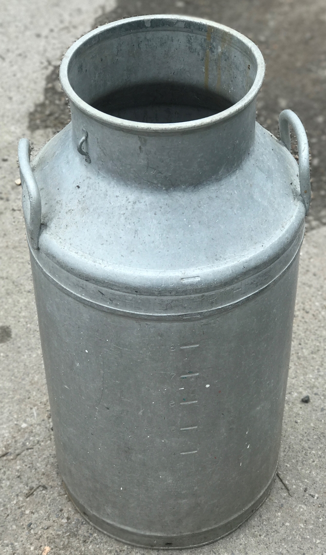 Milk Churn Vintage 10 Gallon Swiftcan County Dairy.