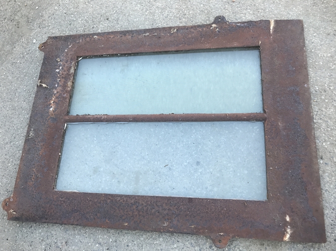 Antique Victorian Cast Iron Roof Light 18