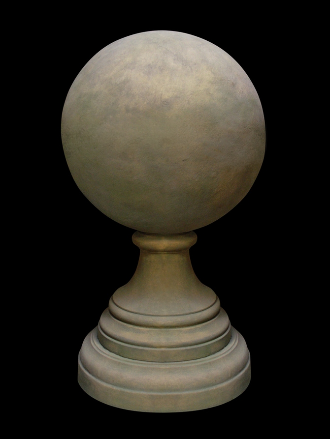 Atlas Stone Ball Finial