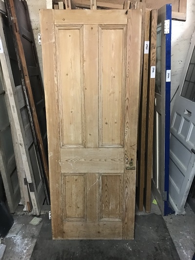 Reclaimed Stripped 4 panel Door