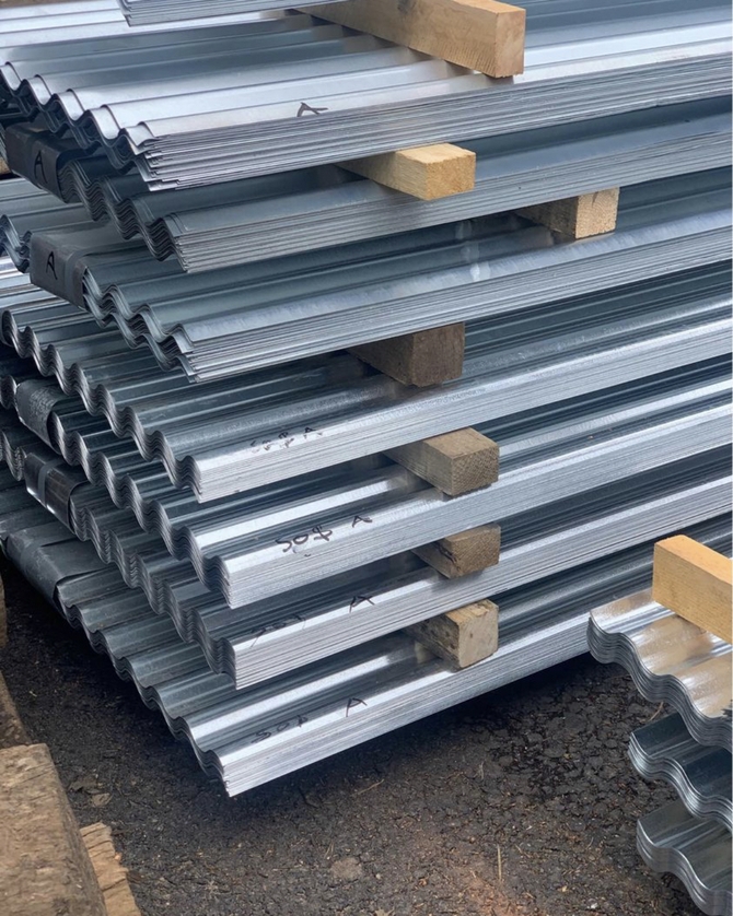 Corrugated Galvanised Sheets  - Click picture for prices/sizes