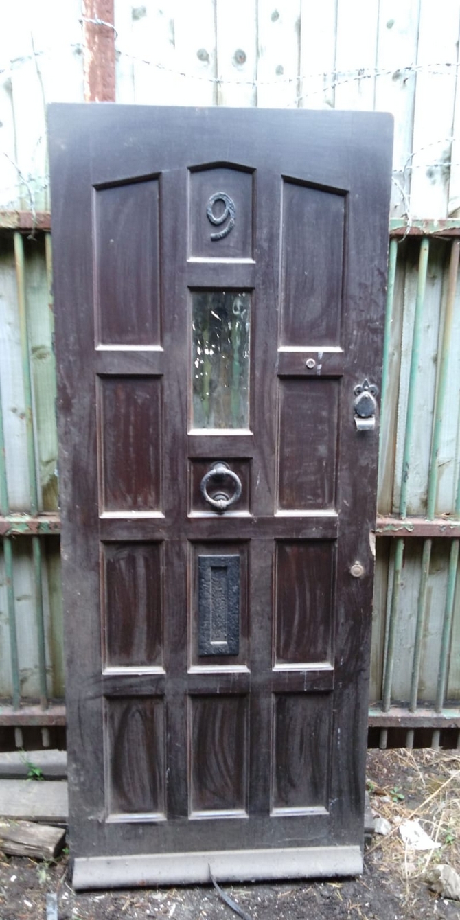 Solid Single Glazed Front Door