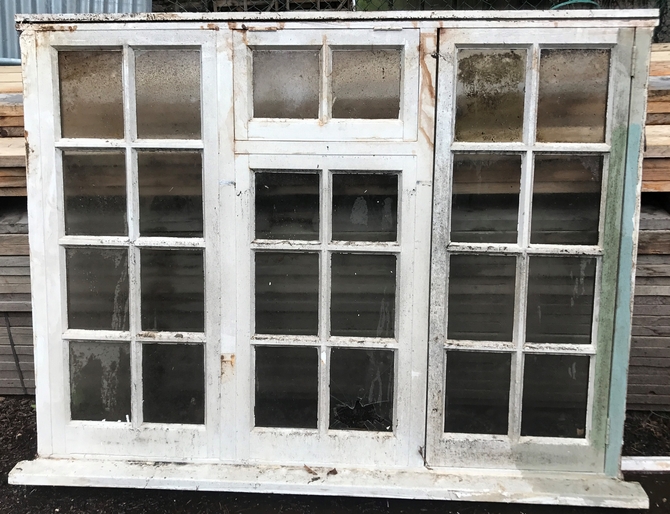 Large Georgian Style Hardwood Window Frame